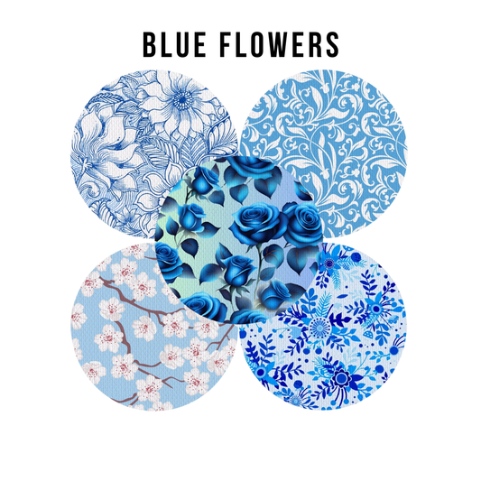 Patch pour CGM - Blue Flowers